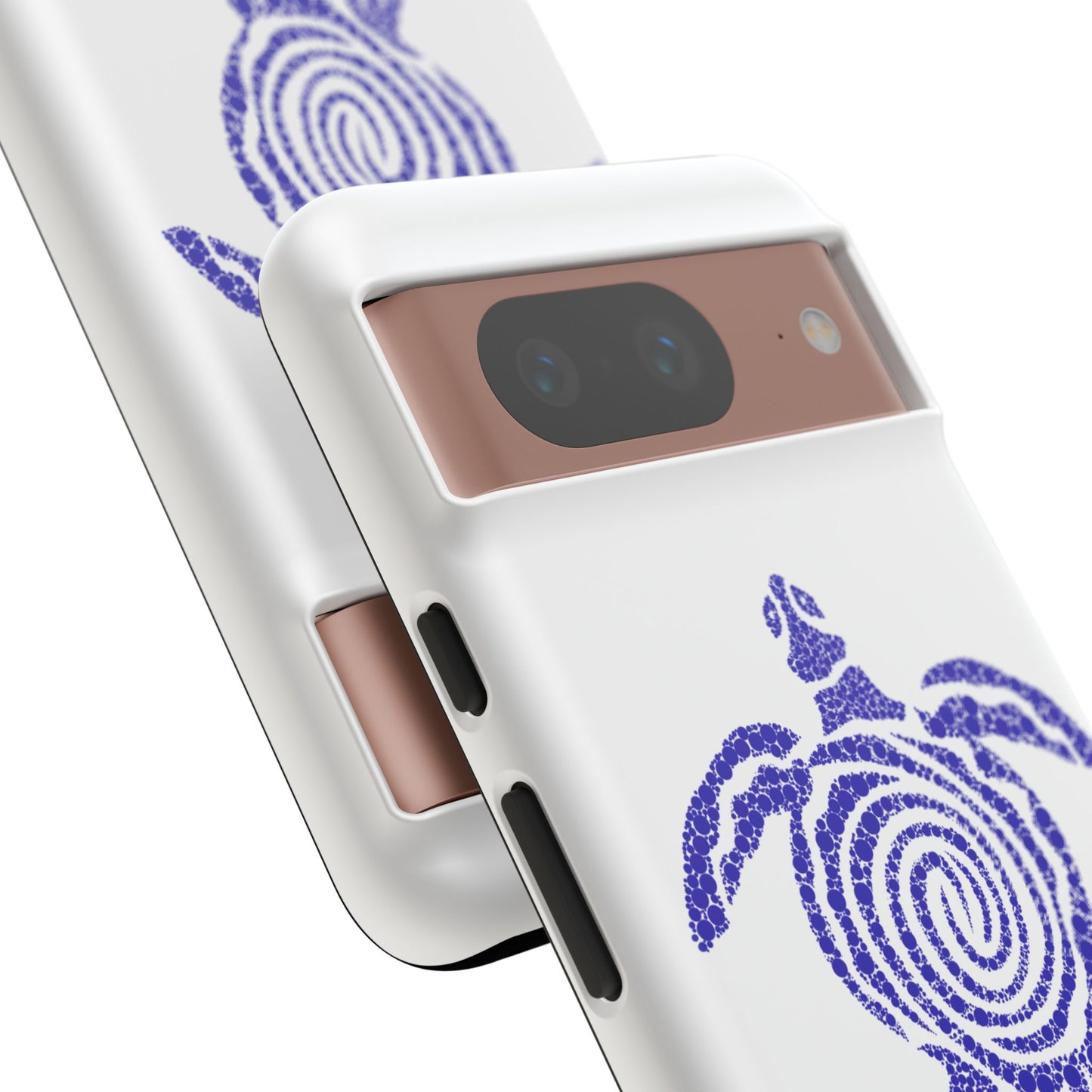 Sea Turtle Spiral Phone Case — Blue Tribal Turtle iPhone Cover