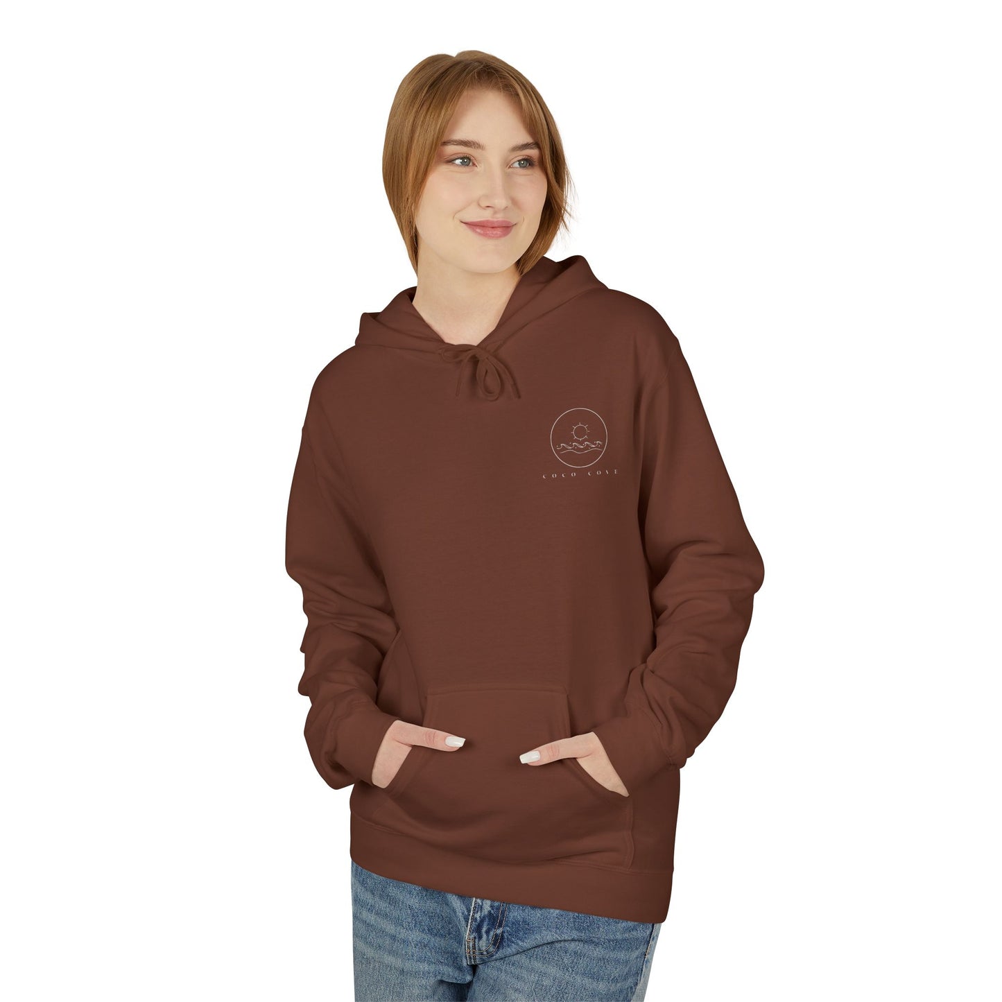Coco Cove Anchor Hoodie – Nautical Pullover with Script Logo