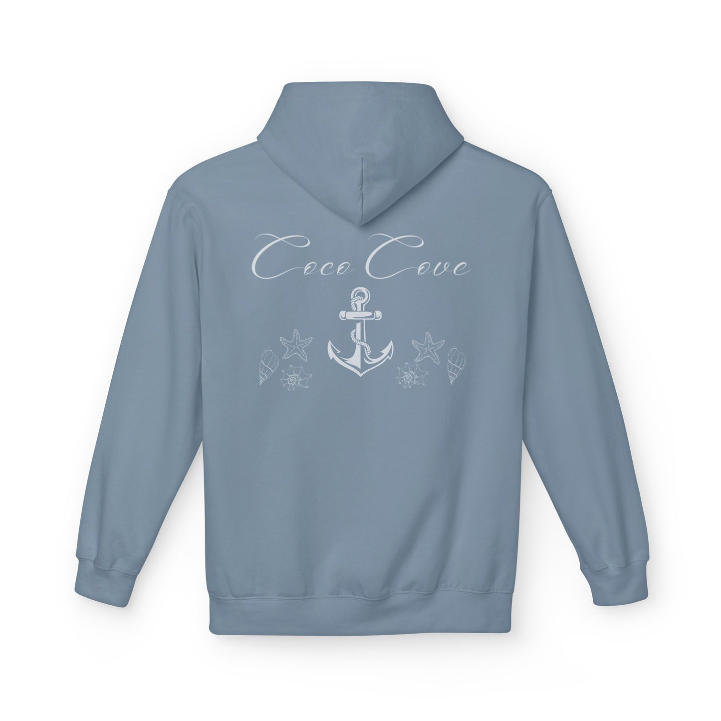 Coco Cove Anchor Hoodie – Nautical Pullover with Script Logo