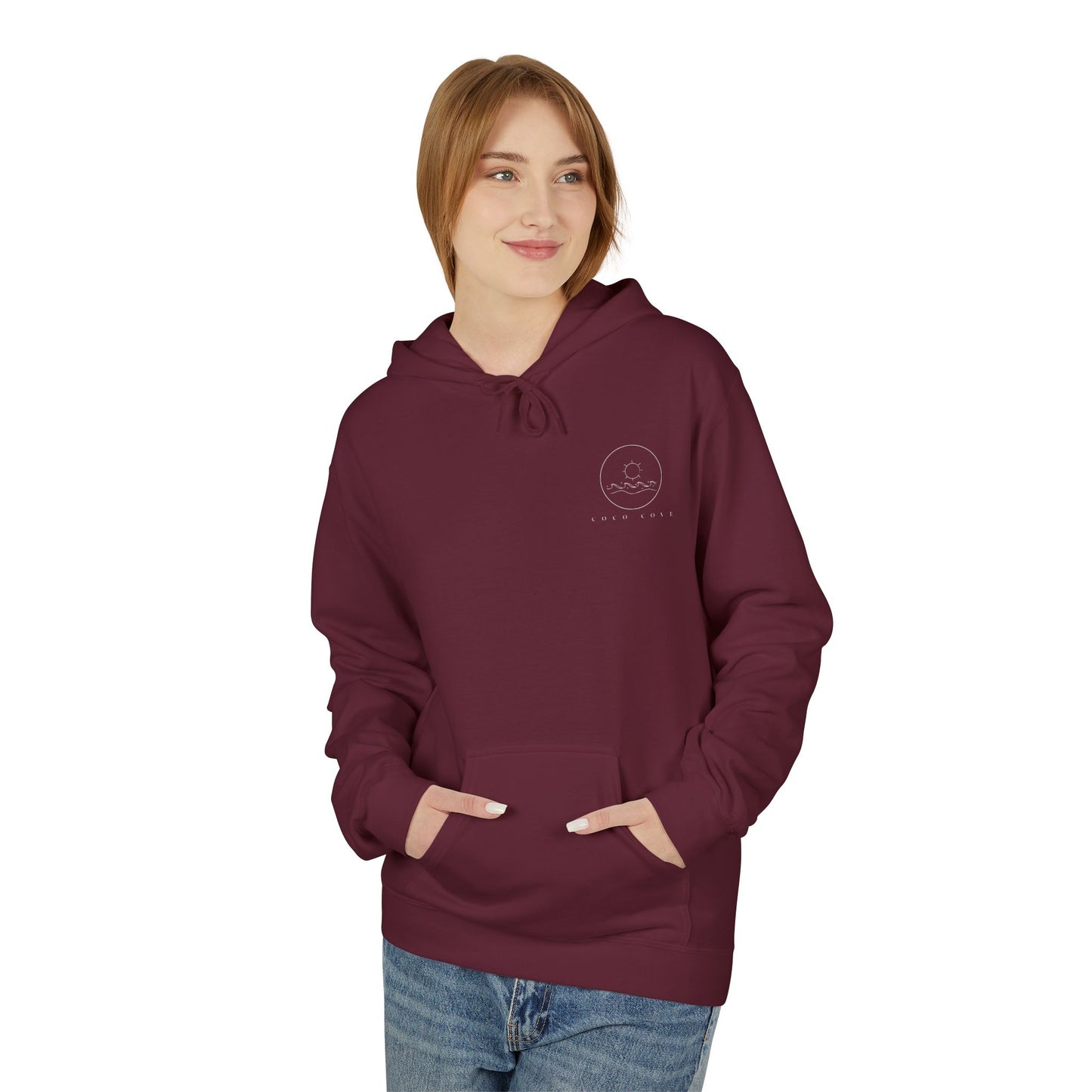 Coco Cove Anchor Hoodie – Nautical Pullover with Script Logo