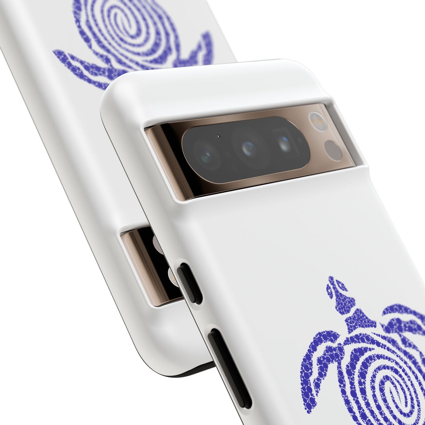 Sea Turtle Spiral Phone Case — Blue Tribal Turtle iPhone Cover