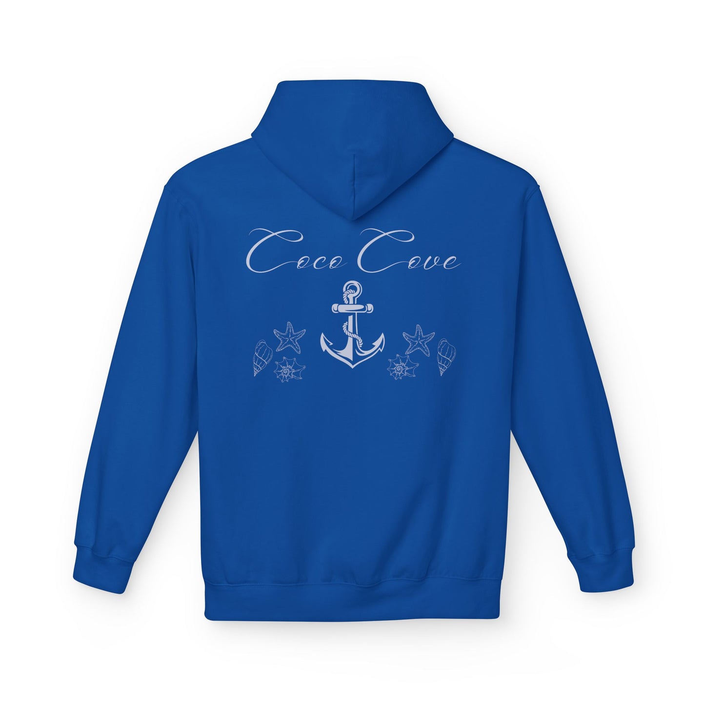 Coco Cove Anchor Hoodie – Nautical Pullover with Script Logo