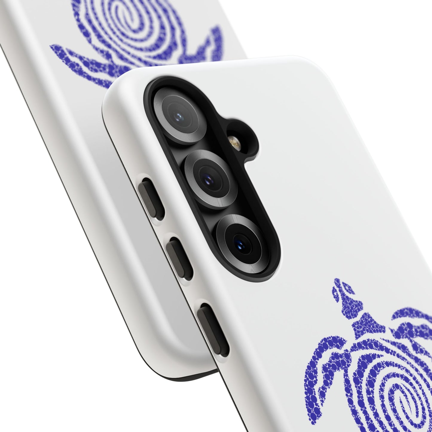 Sea Turtle Spiral Phone Case — Blue Tribal Turtle iPhone Cover