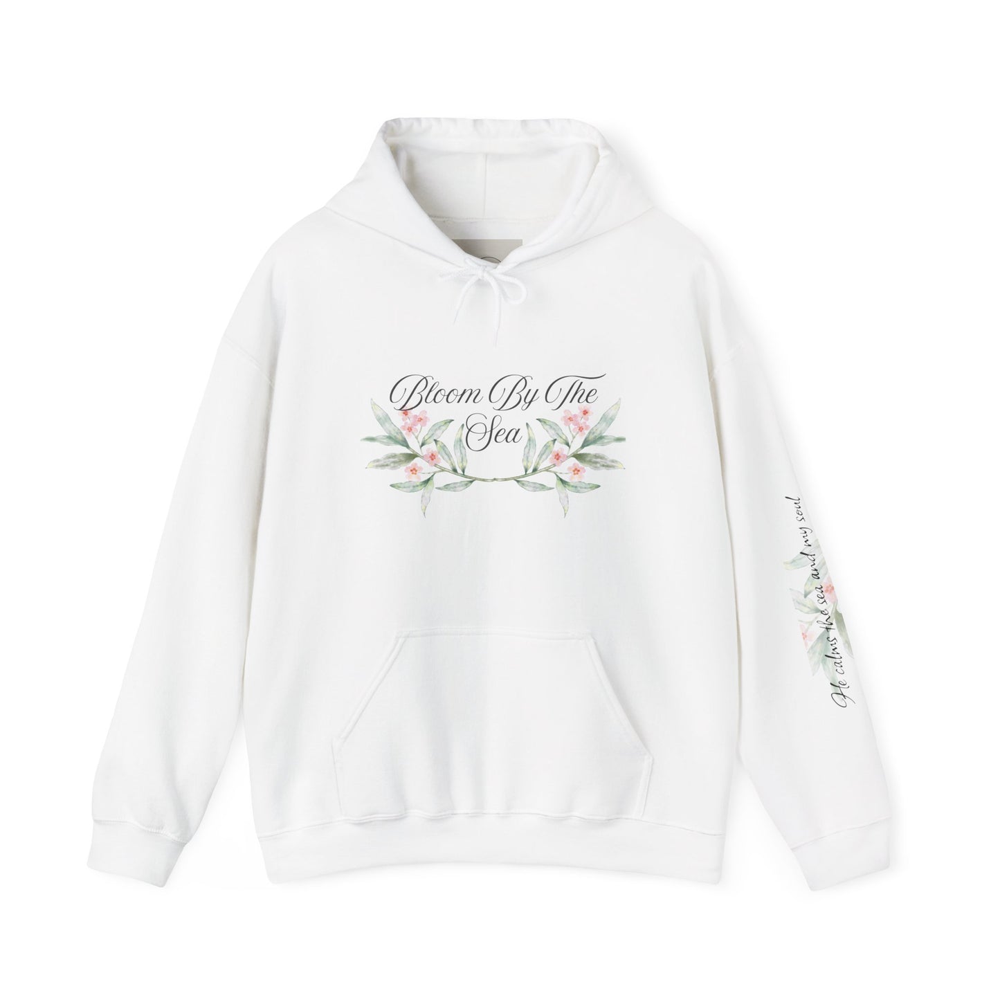Bloom By The Sea Hoodie — Floral “Bloom By The Sea” Coastal Pullover