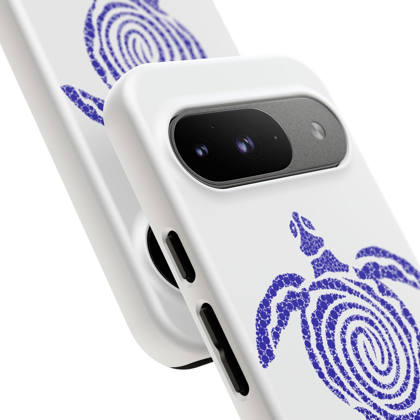 Sea Turtle Spiral Phone Case — Blue Tribal Turtle iPhone Cover