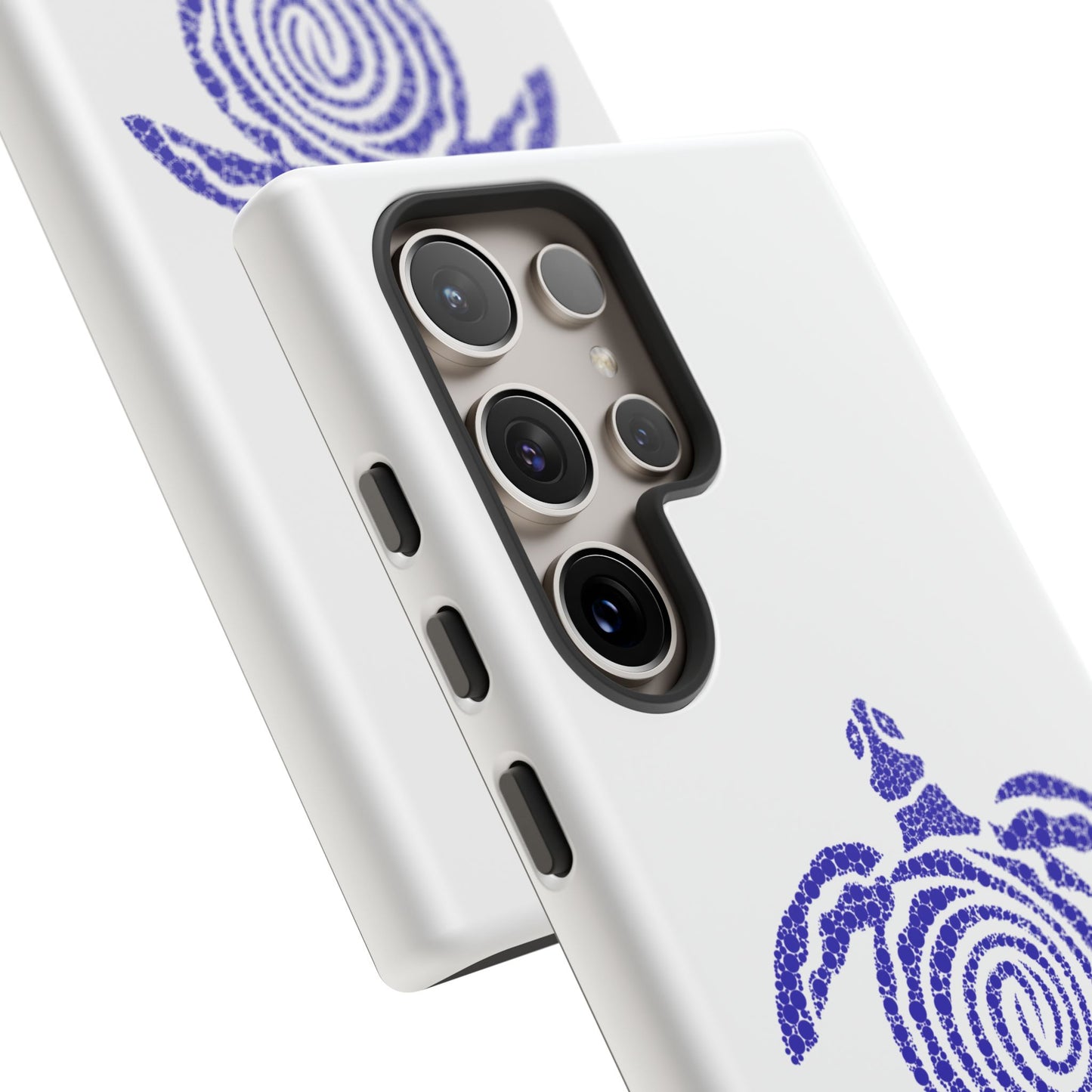 Sea Turtle Spiral Phone Case — Blue Tribal Turtle iPhone Cover
