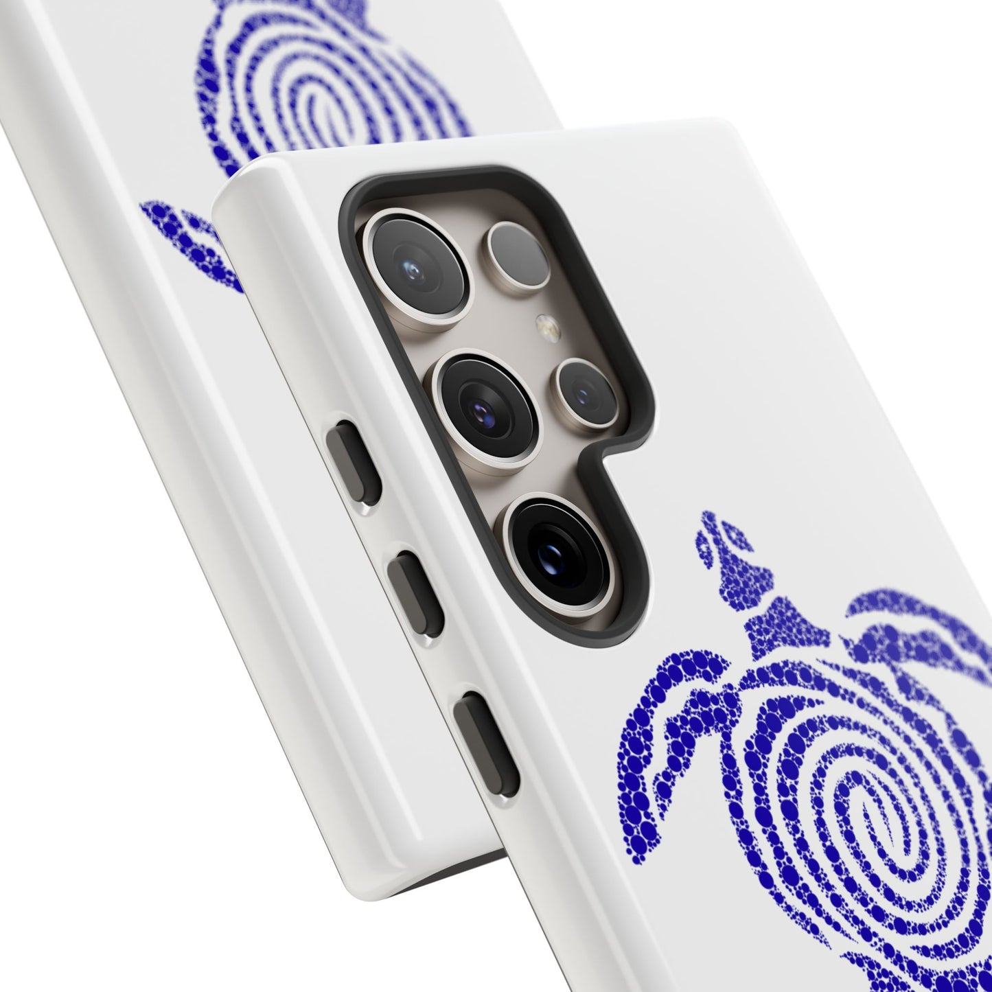 Sea Turtle Spiral Phone Case — Blue Tribal Turtle iPhone Cover
