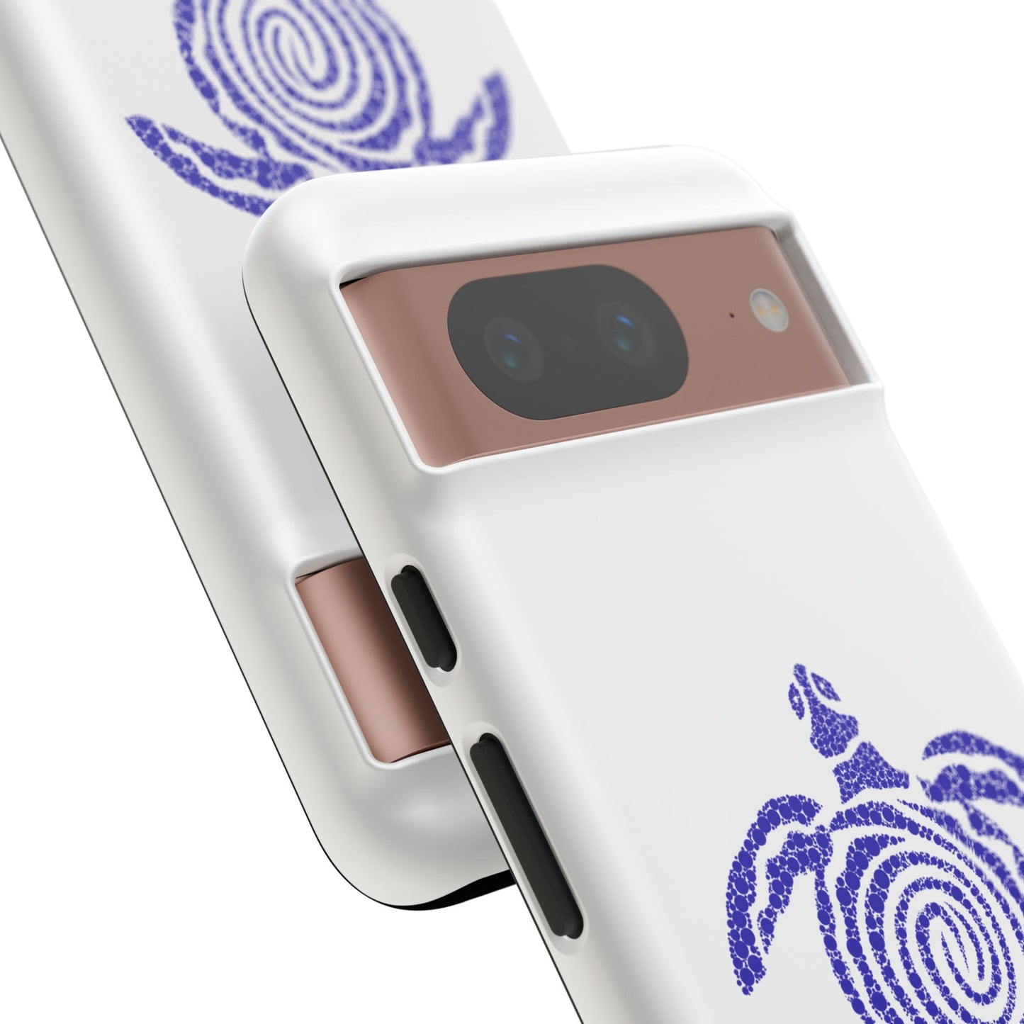 Sea Turtle Spiral Phone Case — Blue Tribal Turtle iPhone Cover