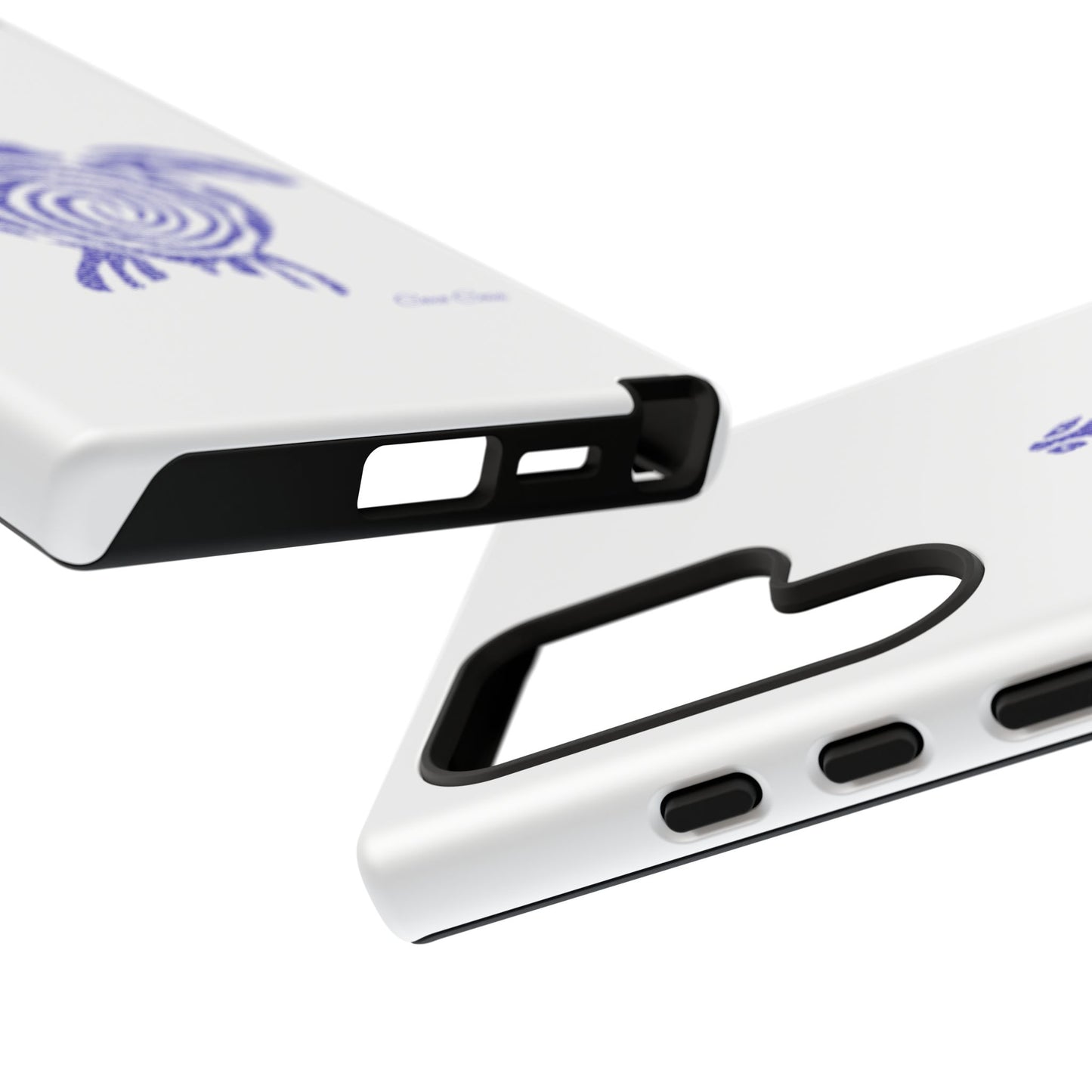 Sea Turtle Spiral Phone Case — Blue Tribal Turtle iPhone Cover