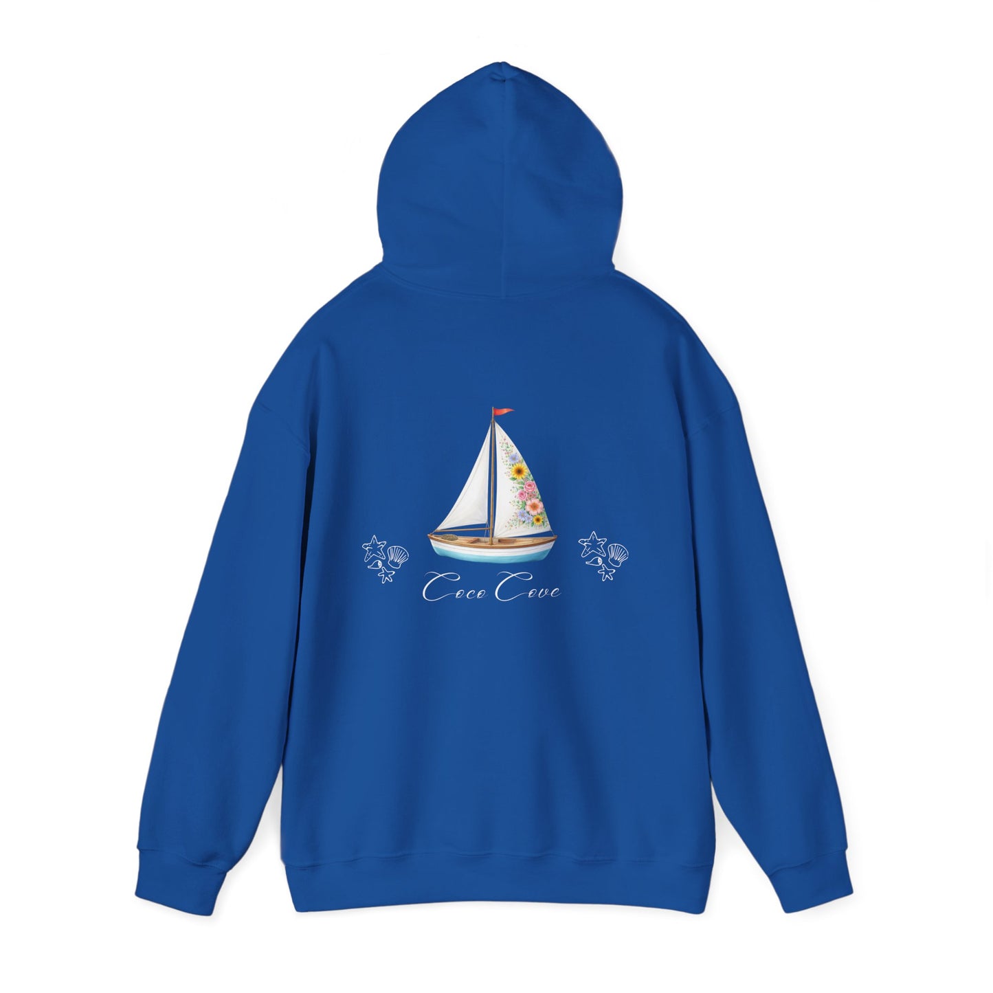Coco Cove Floral Sailboat Hoodie