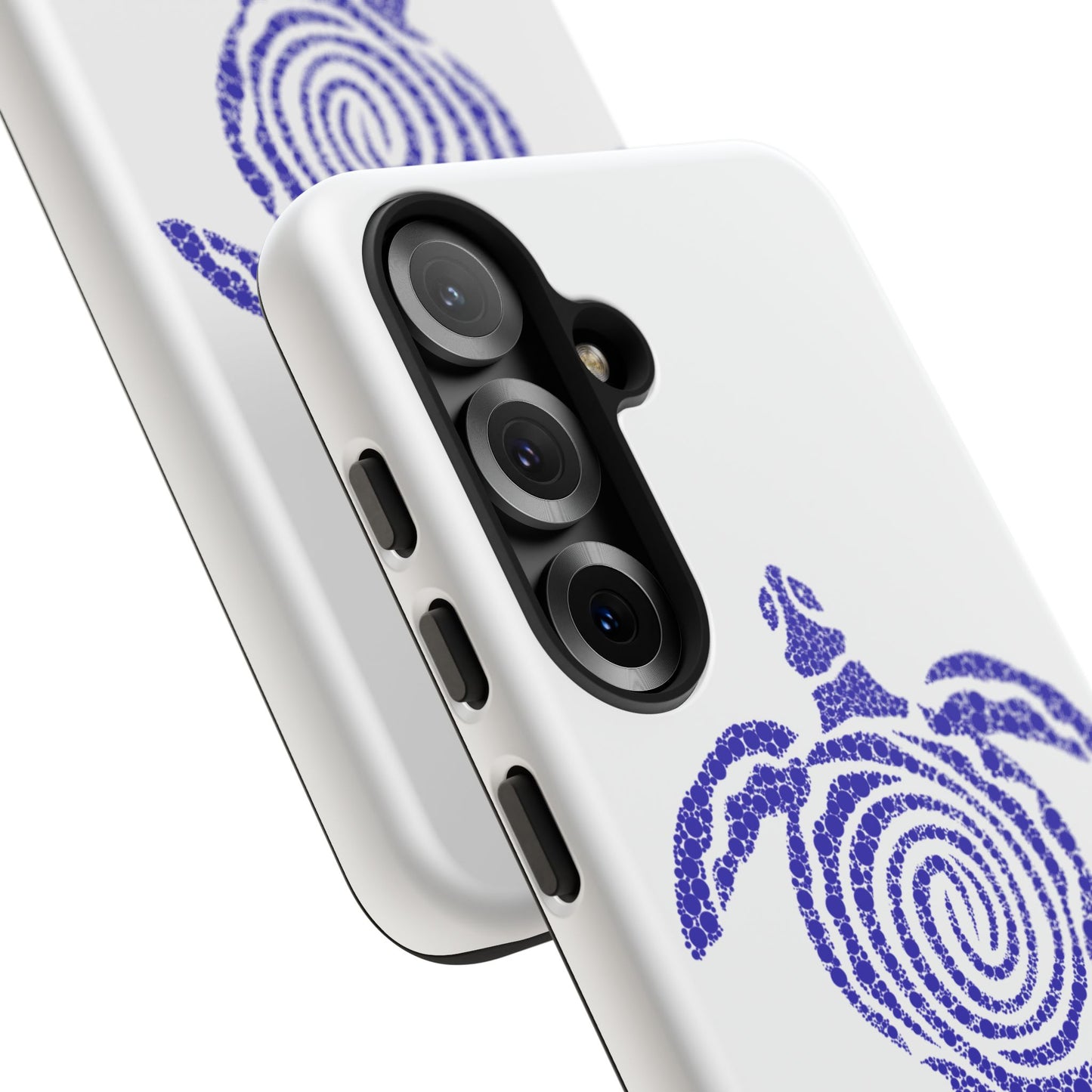 Sea Turtle Spiral Phone Case — Blue Tribal Turtle iPhone Cover