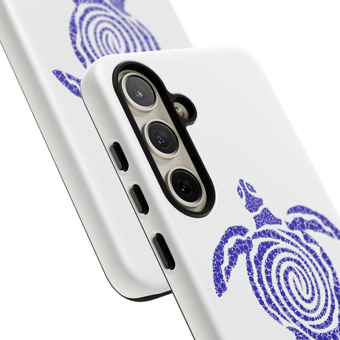 Sea Turtle Spiral Phone Case — Blue Tribal Turtle iPhone Cover
