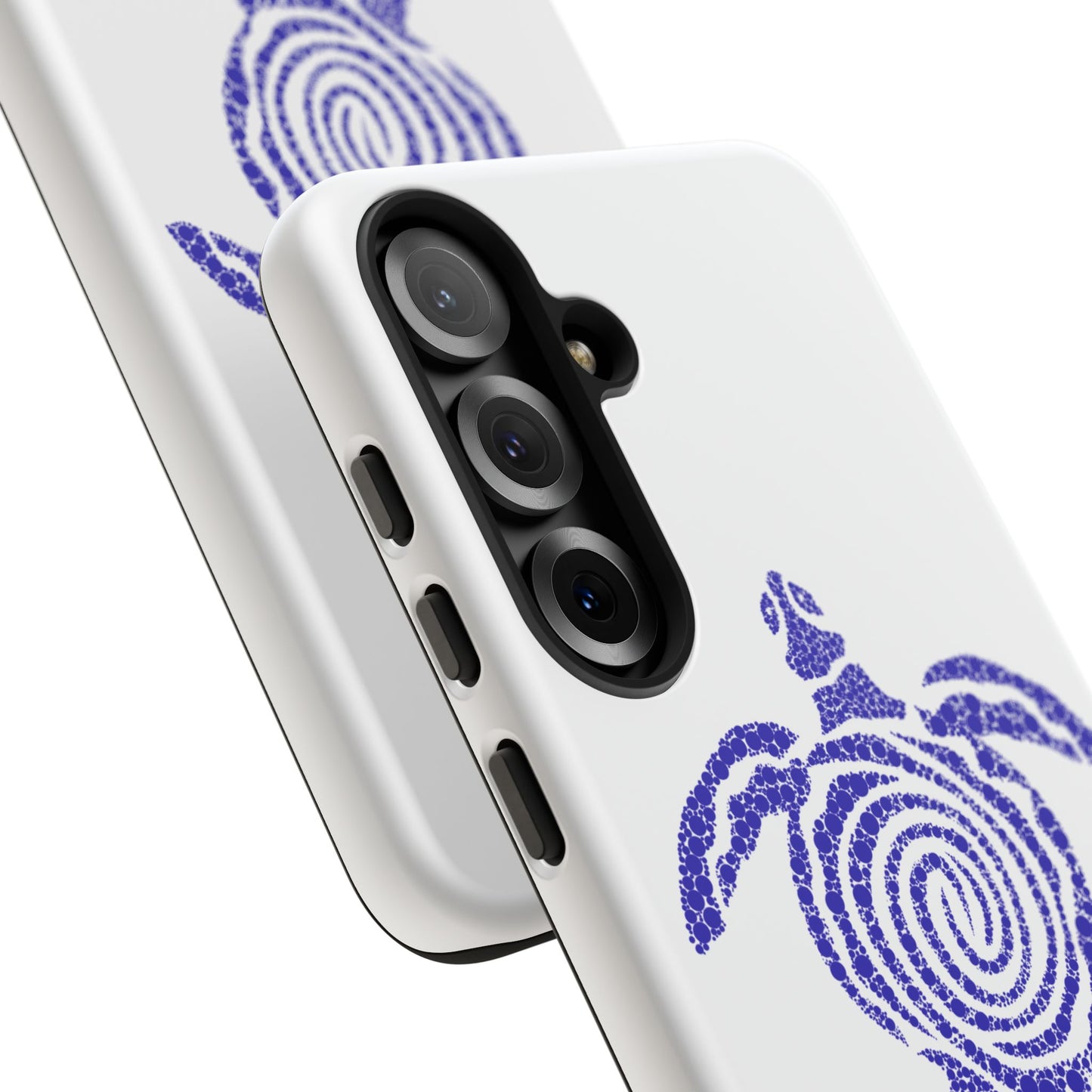 Sea Turtle Spiral Phone Case — Blue Tribal Turtle iPhone Cover