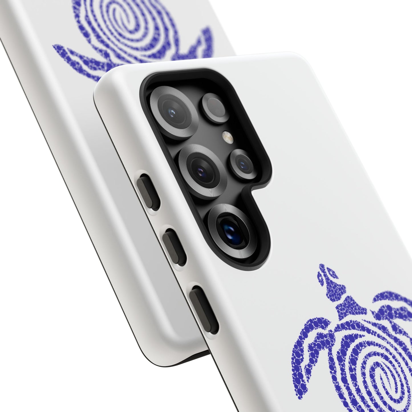 Sea Turtle Spiral Phone Case — Blue Tribal Turtle iPhone Cover