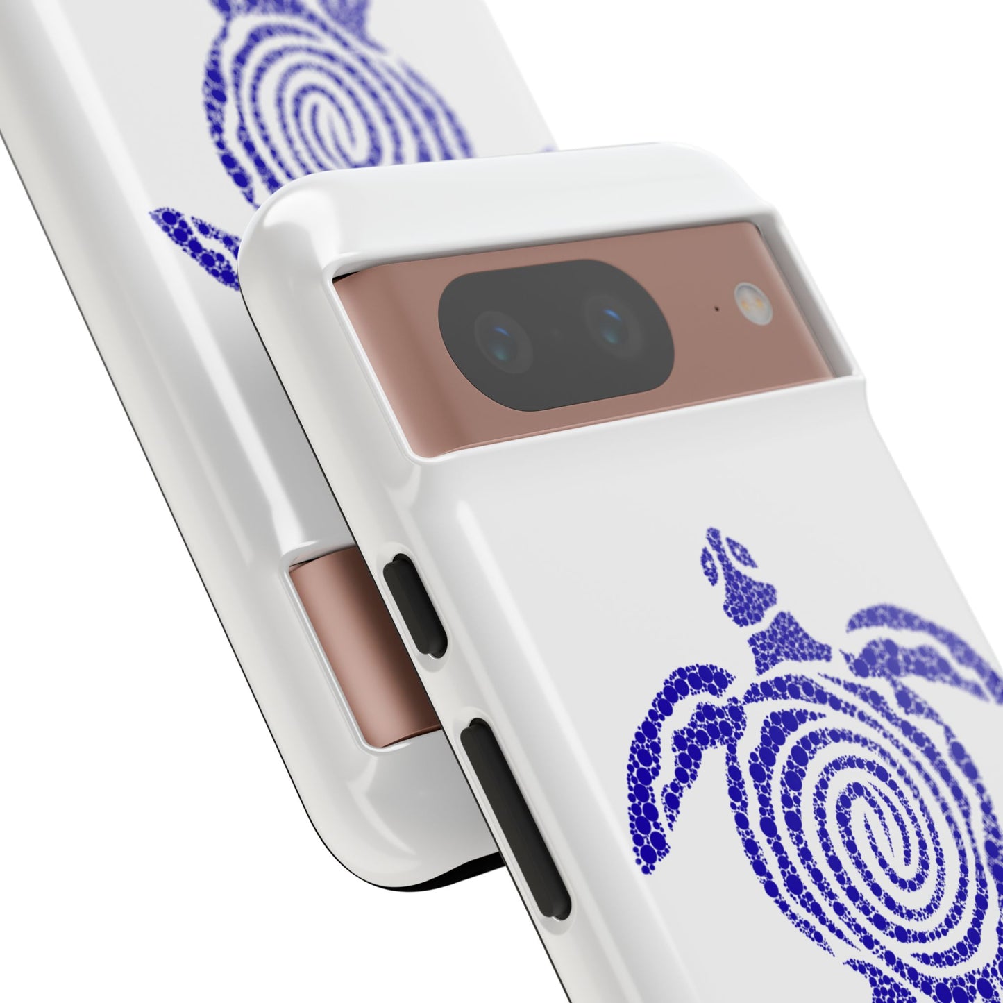 Sea Turtle Spiral Phone Case — Blue Tribal Turtle iPhone Cover