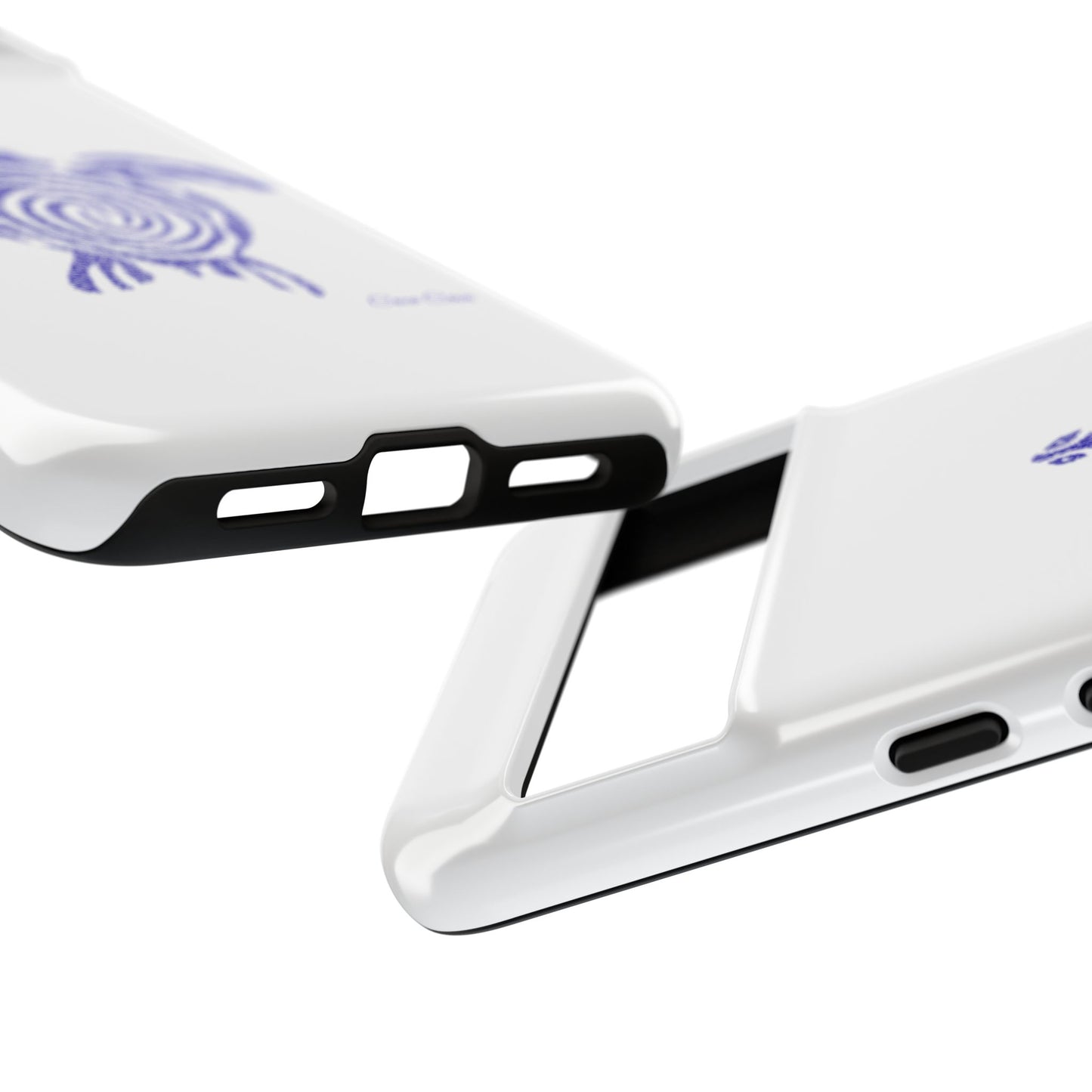 Sea Turtle Spiral Phone Case — Blue Tribal Turtle iPhone Cover