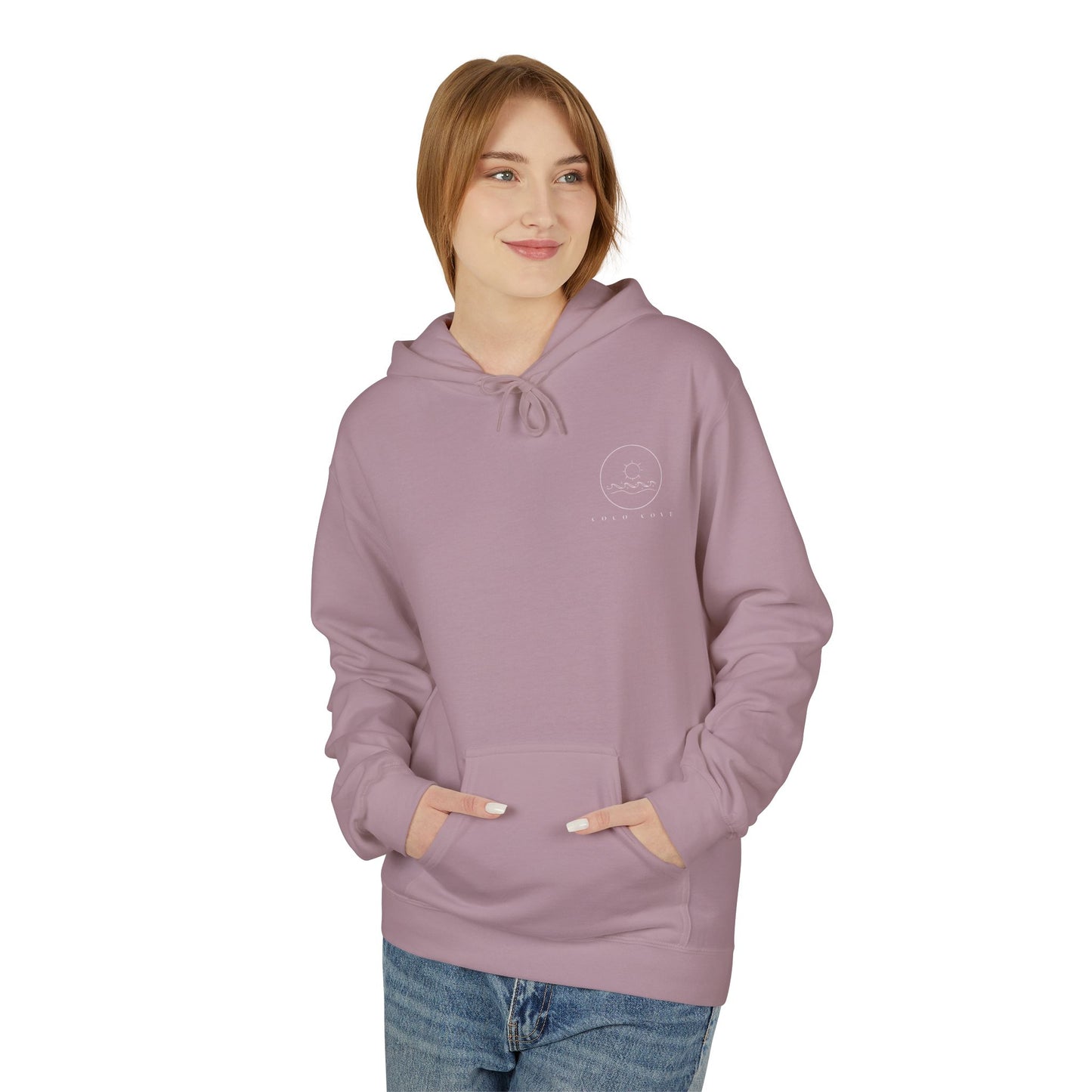 Coco Cove Anchor Hoodie – Nautical Pullover with Script Logo