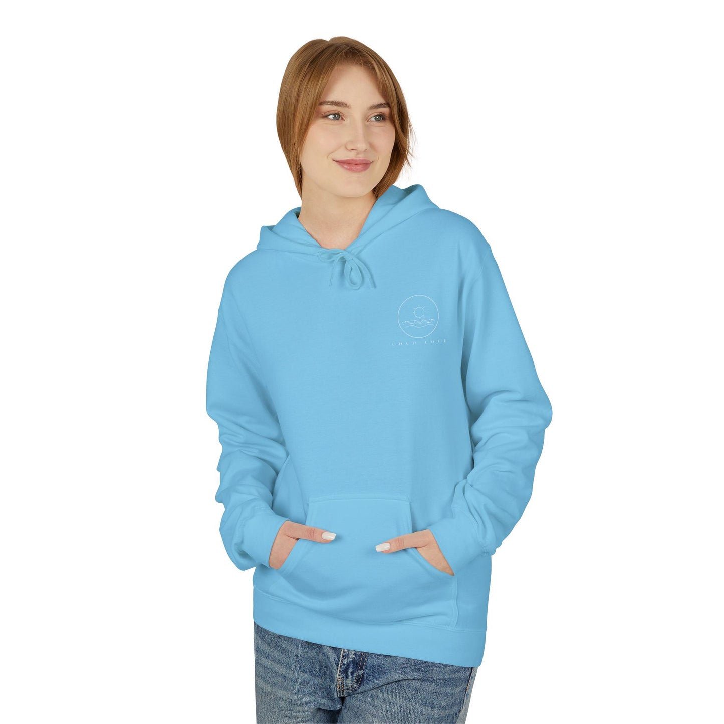 Coco Cove Anchor Hoodie – Nautical Pullover with Script Logo