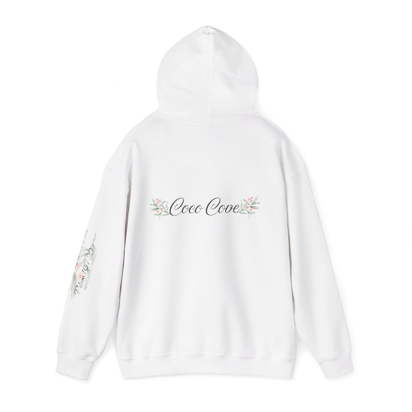 Bloom By The Sea Hoodie — Floral “Bloom By The Sea” Coastal Pullover