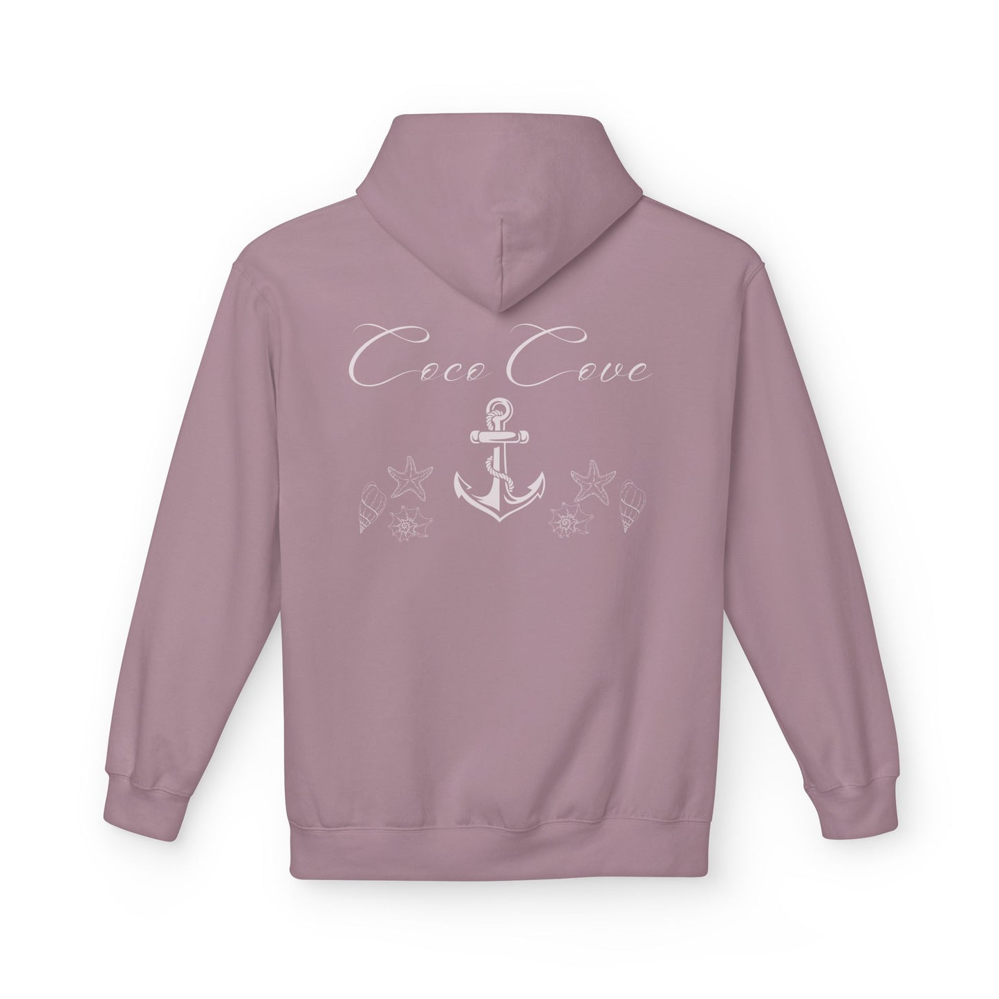 Coco Cove Anchor Hoodie – Nautical Pullover with Script Logo