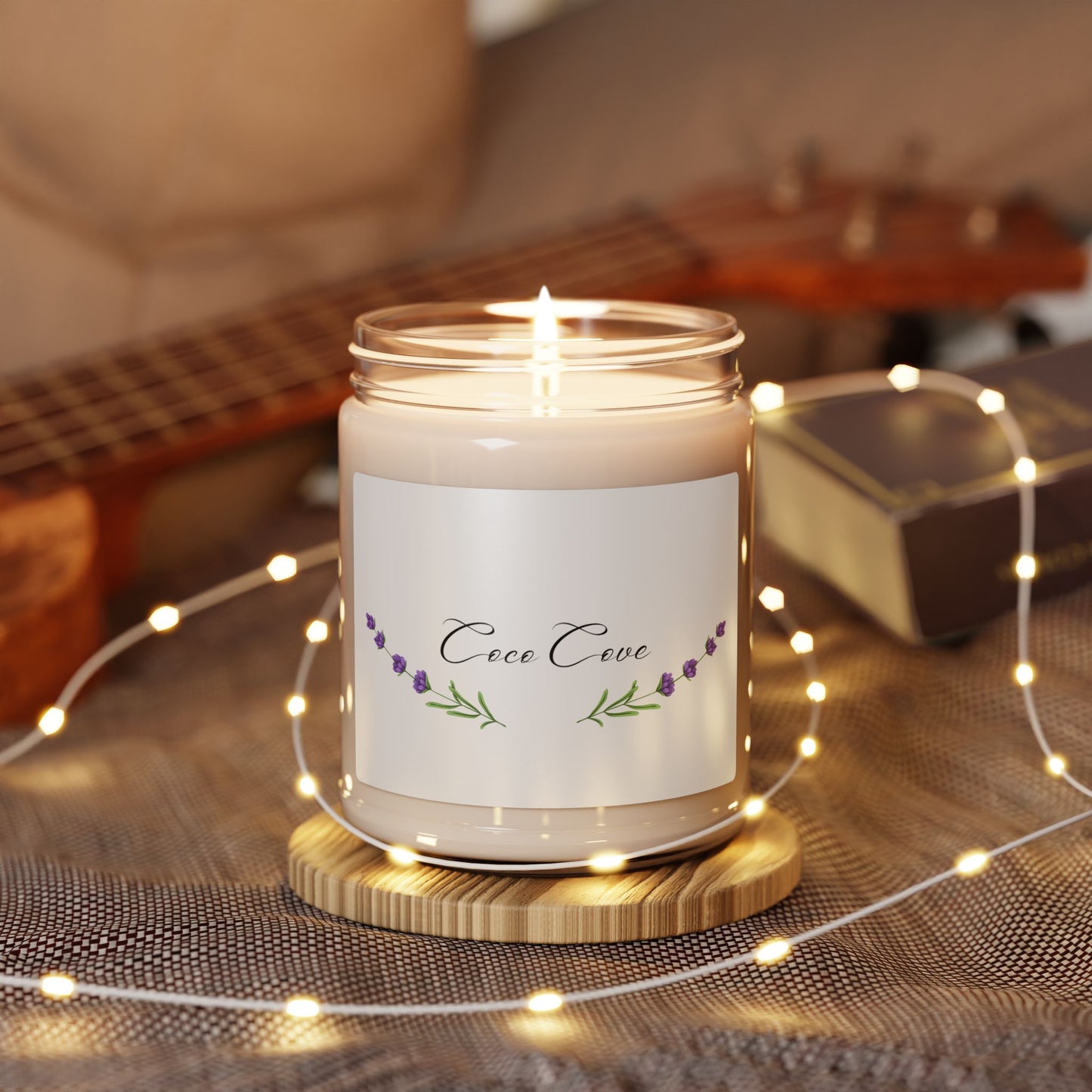 Soy Candle 9oz — Coco Cove Scented Jar