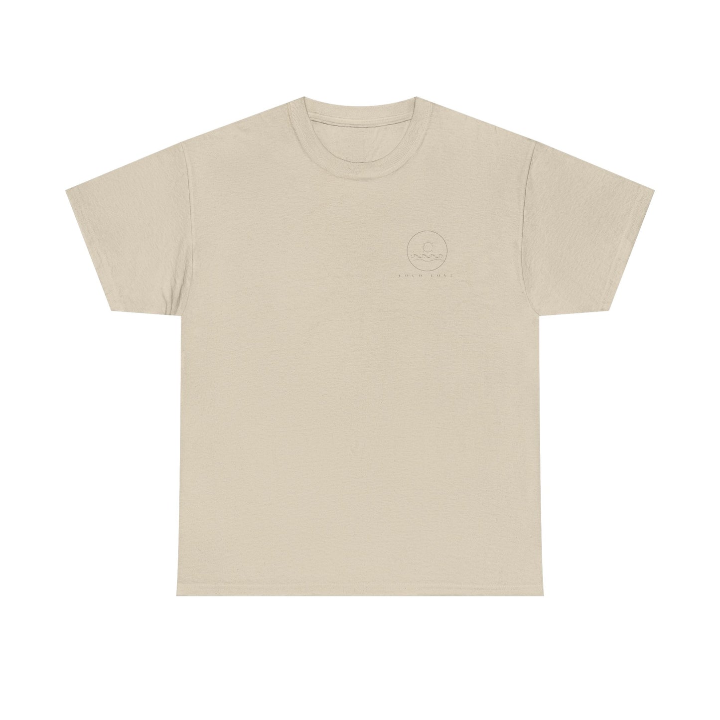 Coastal Sailboat Tee — "Coco Cove" Graphic Cotton T‑Shirt