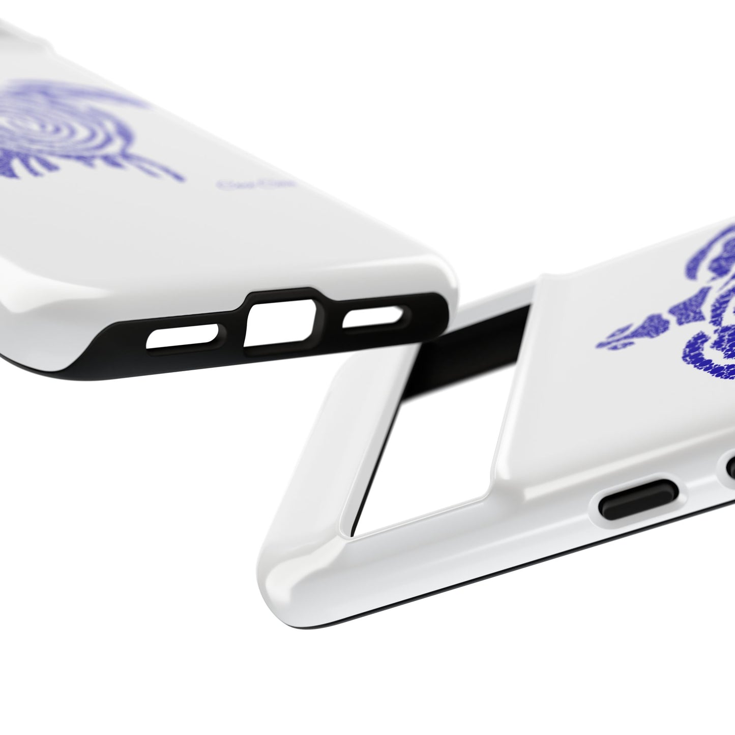 Sea Turtle Spiral Phone Case — Blue Tribal Turtle iPhone Cover