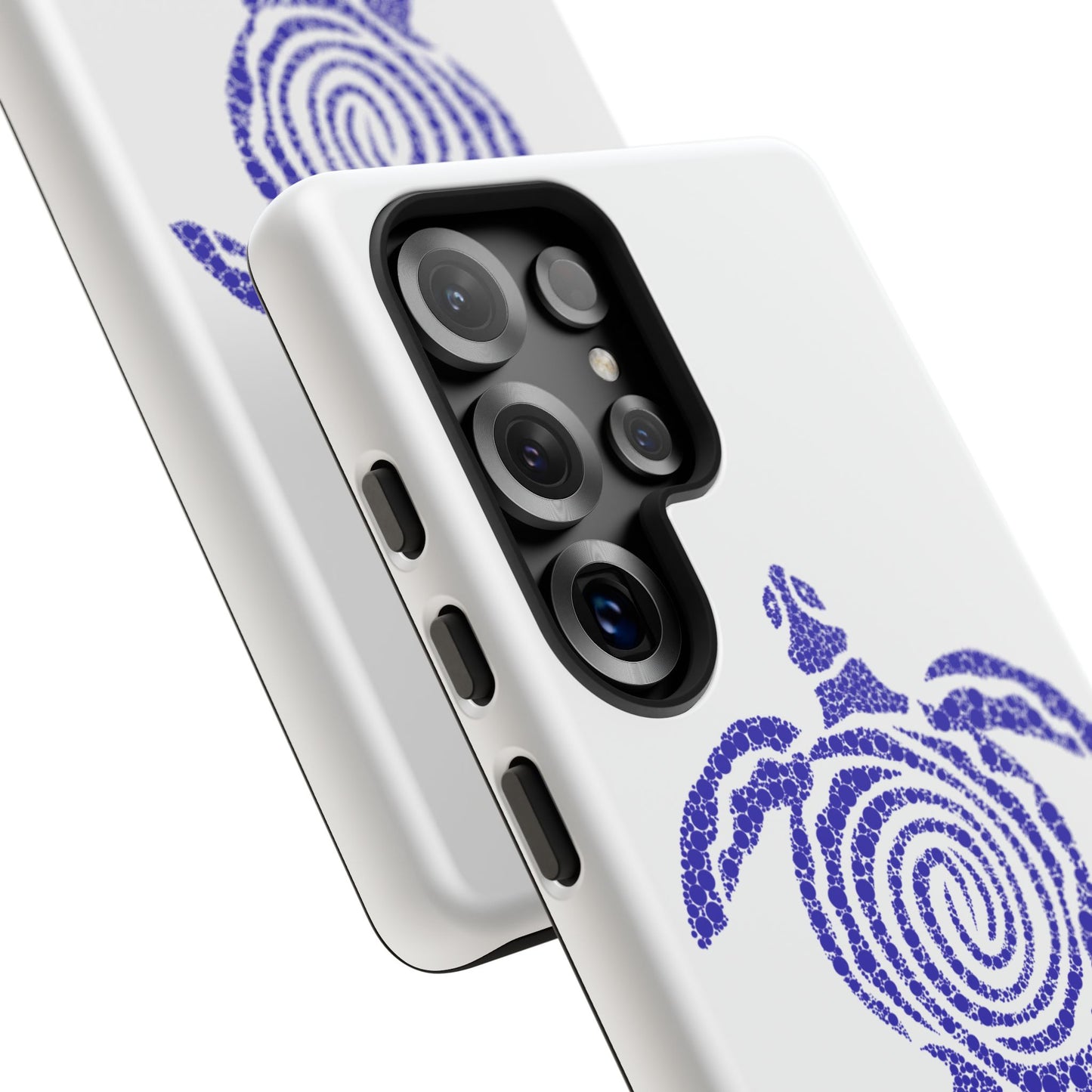 Sea Turtle Spiral Phone Case — Blue Tribal Turtle iPhone Cover