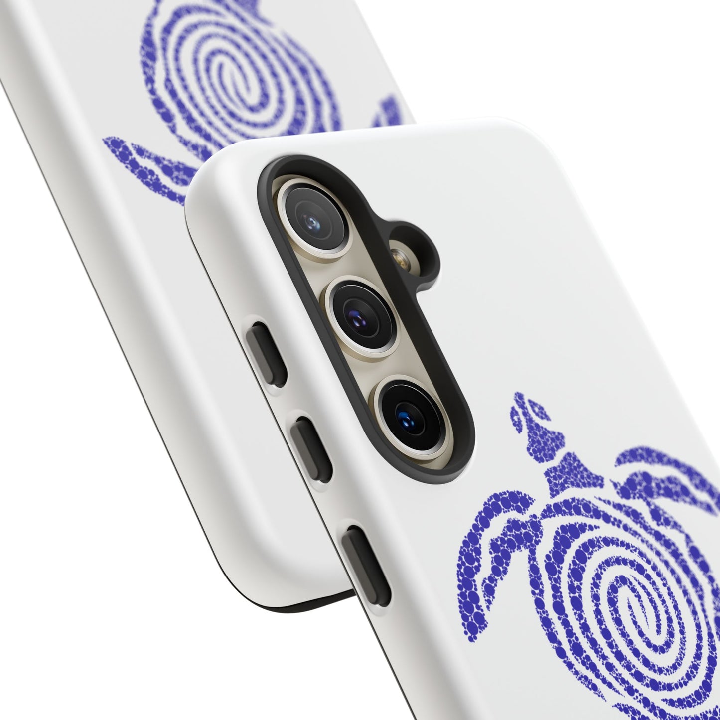Sea Turtle Spiral Phone Case — Blue Tribal Turtle iPhone Cover