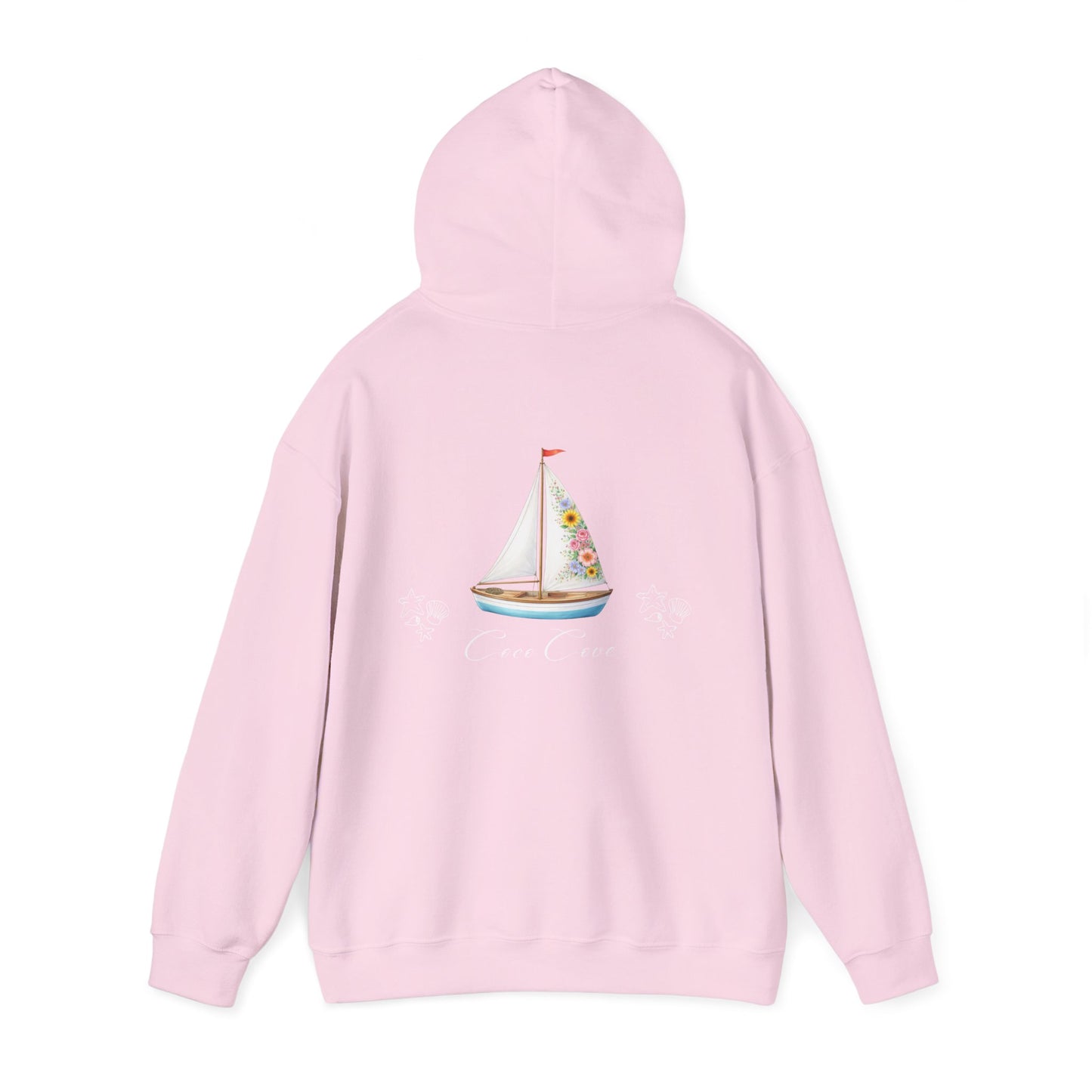 Coco Cove Floral Sailboat Hoodie