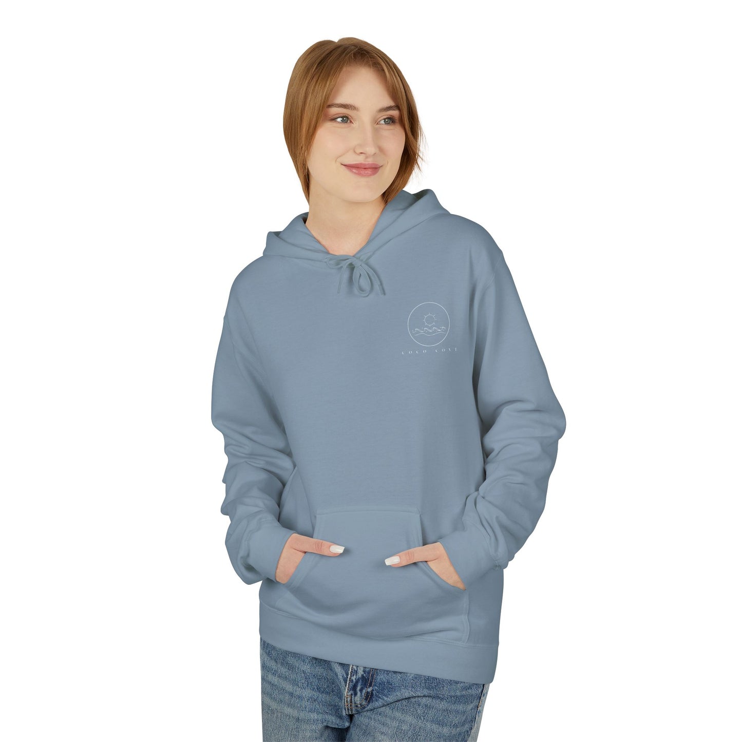 Coco Cove Anchor Hoodie – Nautical Pullover with Script Logo