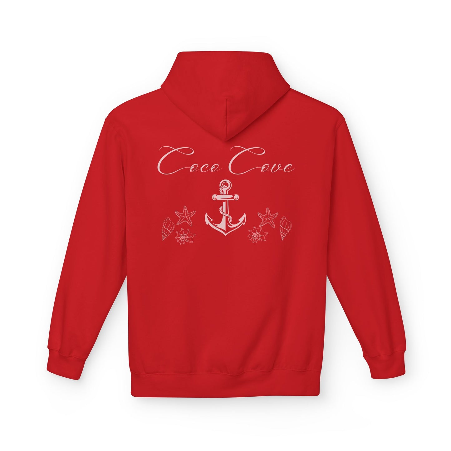 Coco Cove Anchor Hoodie – Nautical Pullover with Script Logo