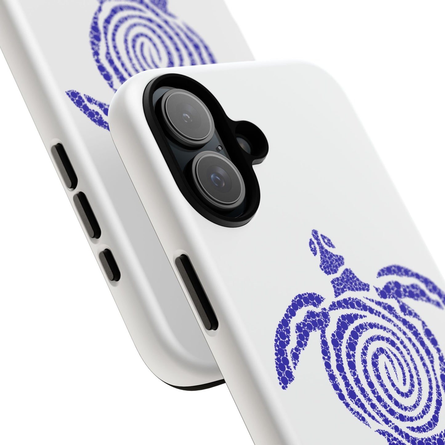 Sea Turtle Spiral Phone Case — Blue Tribal Turtle iPhone Cover