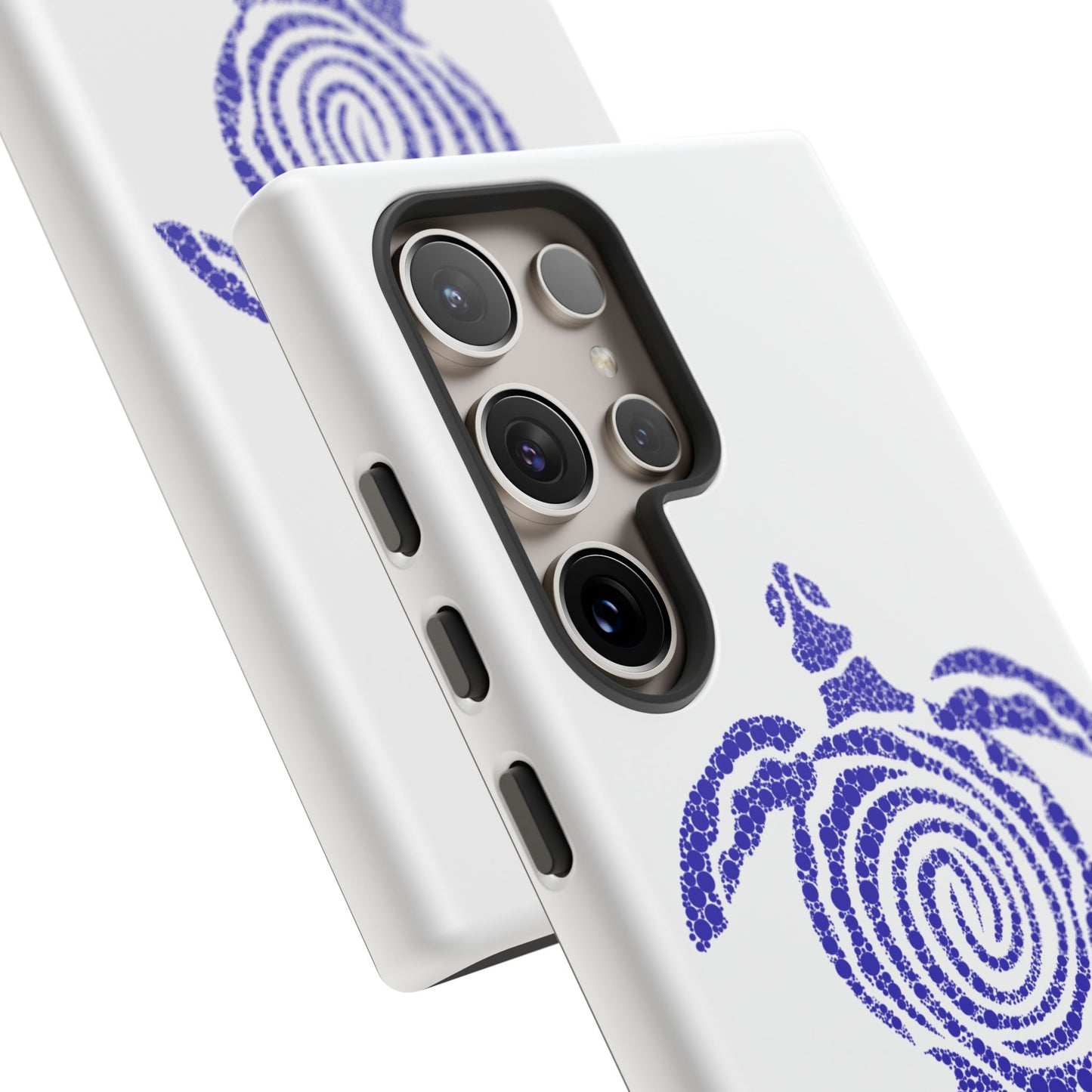 Sea Turtle Spiral Phone Case — Blue Tribal Turtle iPhone Cover