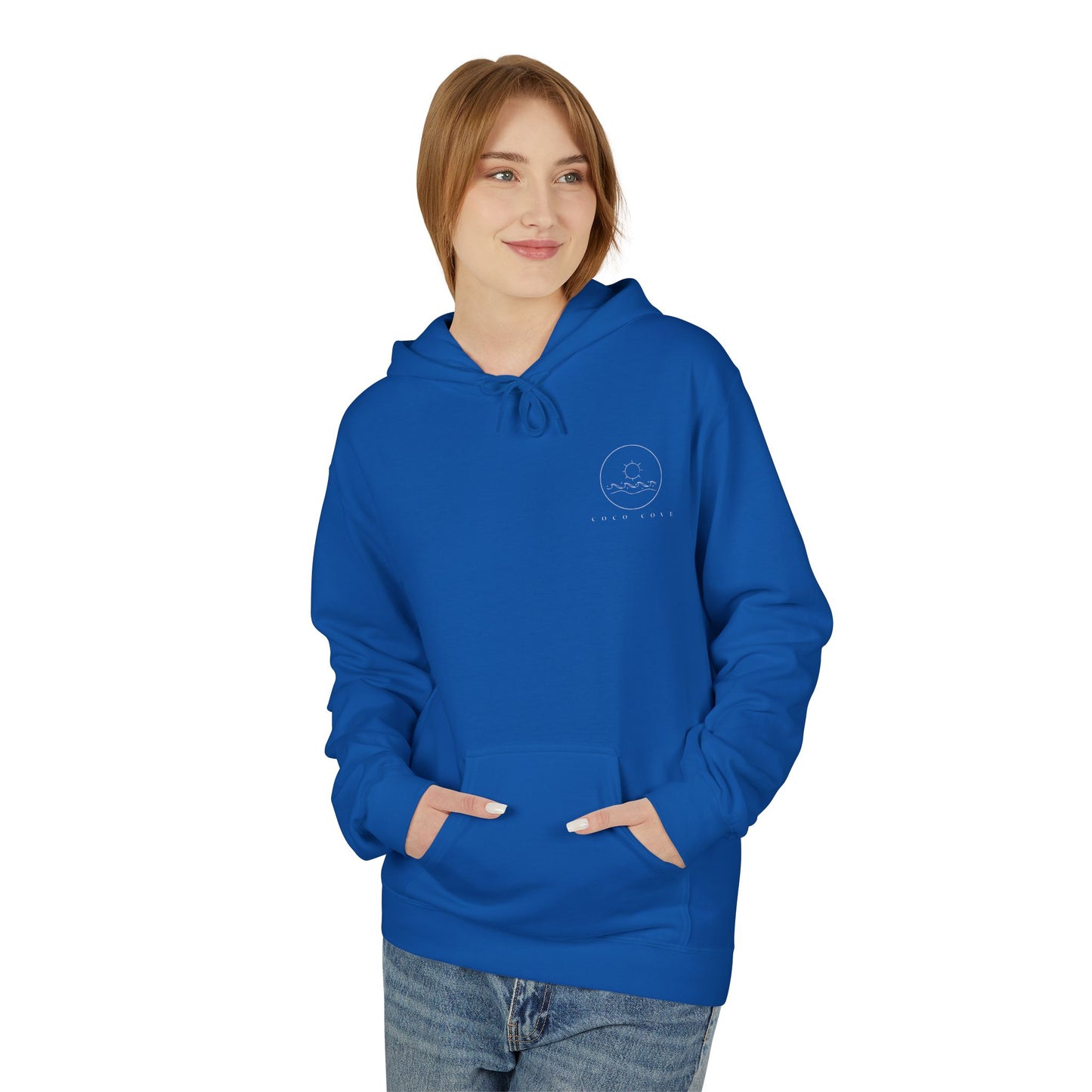 Coco Cove Anchor Hoodie – Nautical Pullover with Script Logo
