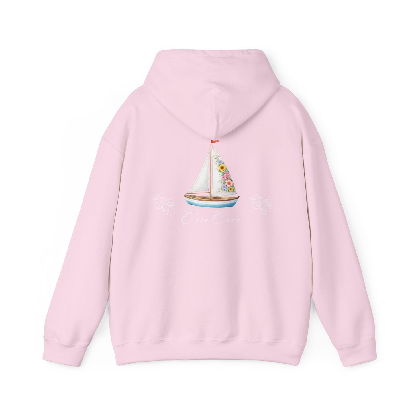 Coco Cove Floral Sailboat Hoodie