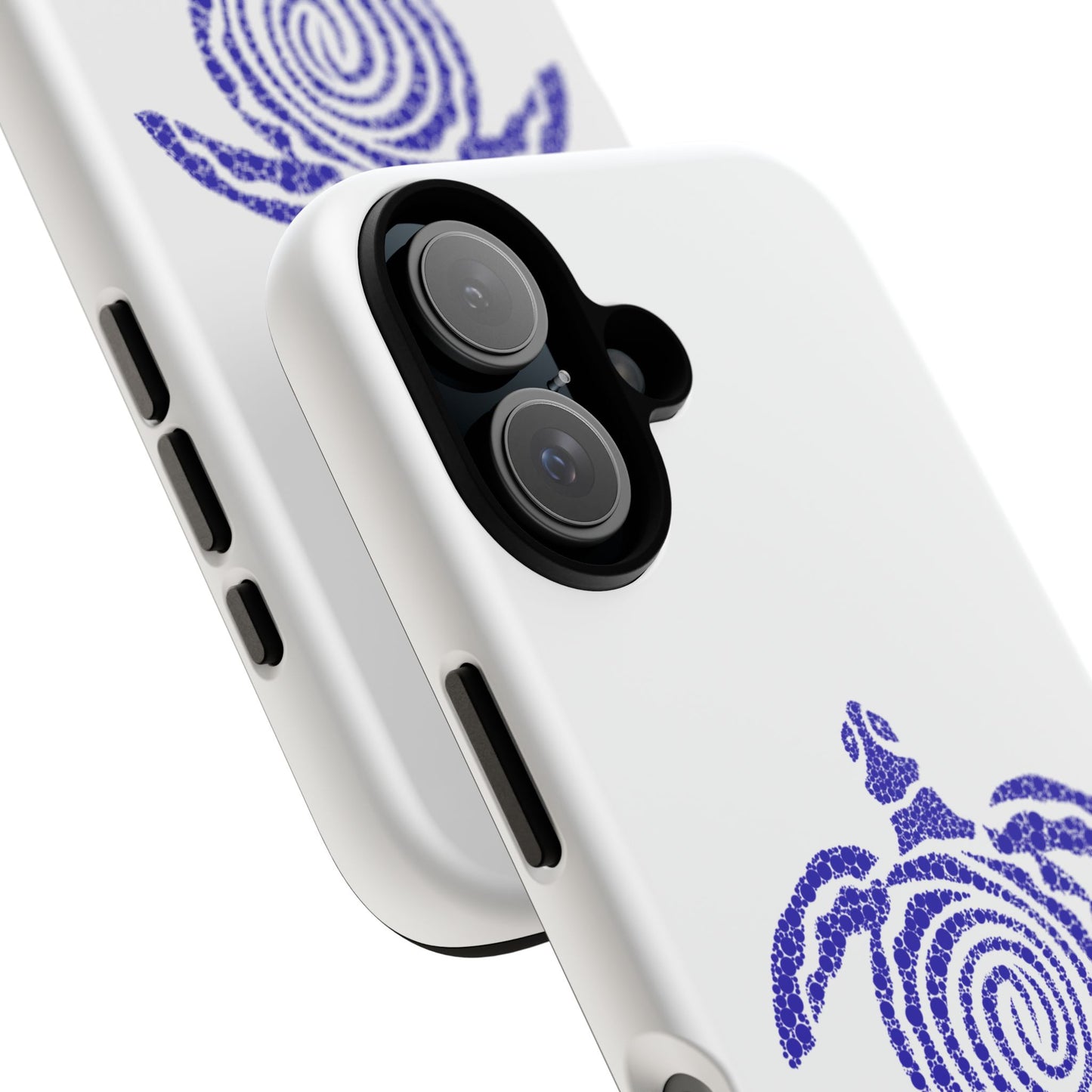 Sea Turtle Spiral Phone Case — Blue Tribal Turtle iPhone Cover